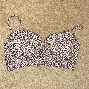 Target cheetah swim top. Size XL